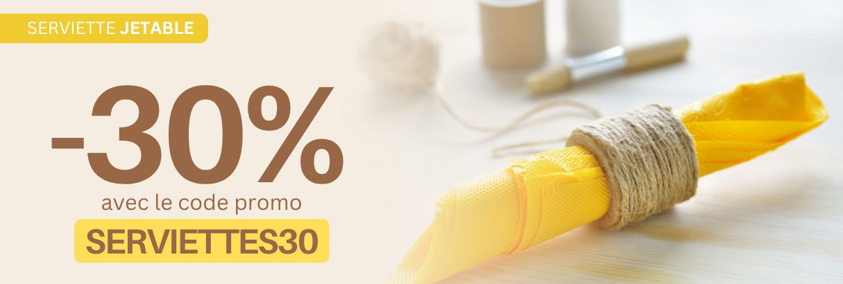 SERVIETTE JETABLE